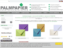 Tablet Screenshot of palmpapier.com